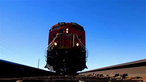 Bnsf Train Runs Over Camera Youtube