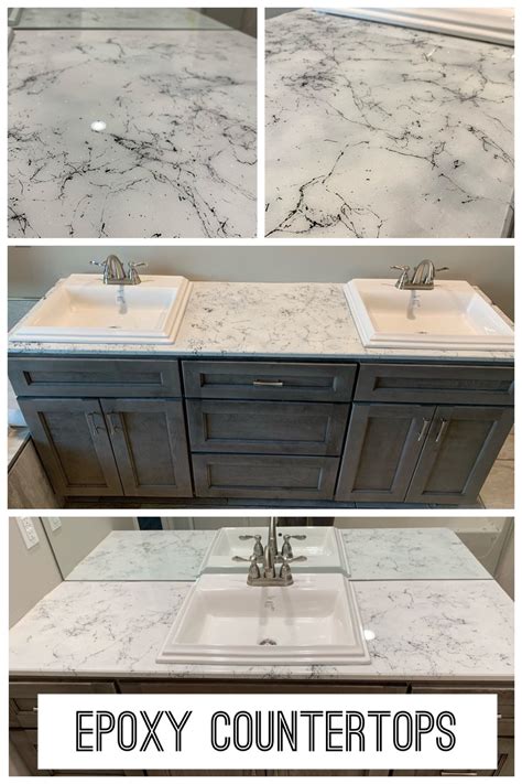 How To Faux Marble A Countertop With Epoxy Lets Paint Furniture
