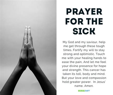 Christian Prayer For The Sick