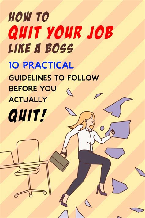 10 Practical Tips To Quit Your Job Perfectly In 2023 Quitting Your