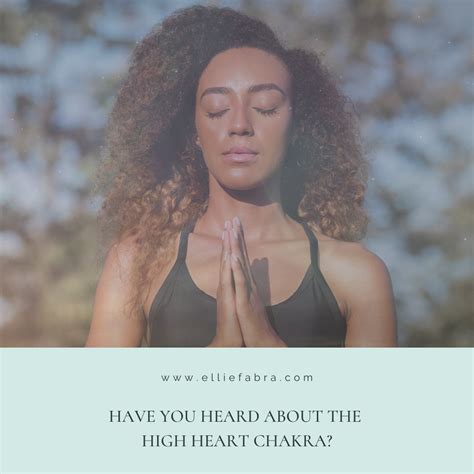 Most Chakras Are Located Close To A Gland The High Heart Chakra Is Right Above Your Heart On