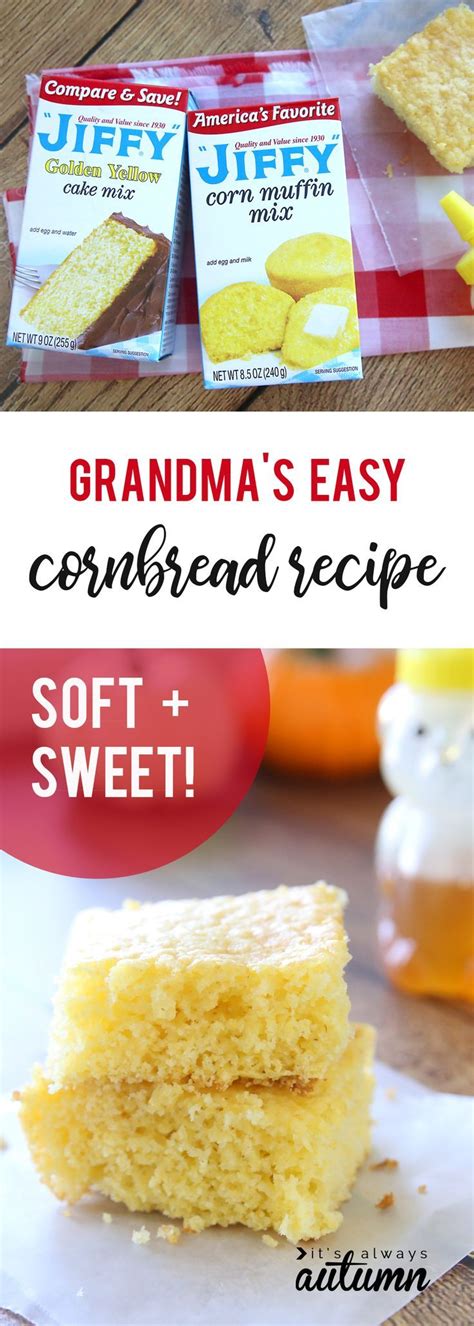 With gold medal™ flour and 10 minutes of. Quick and Easy Cornbread | Recipe | Sweet cornbread, Jiffy ...