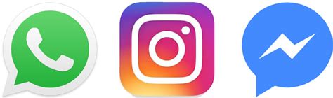 View 20 Transparent Png Instagram Facebook Whatsapp Logo Images And