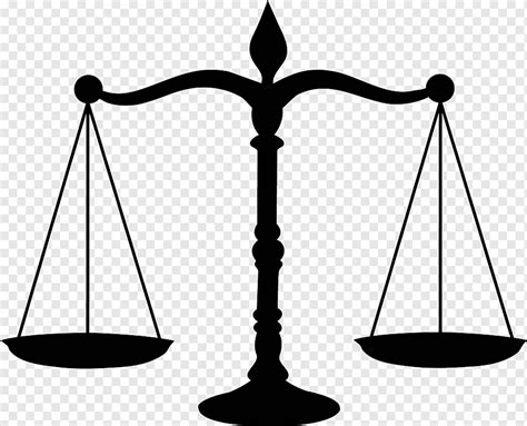 Weighing Scale Lady Justice Remark S Monochrome Balans Symbol Png