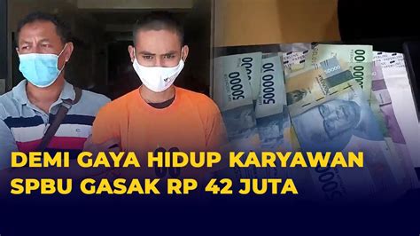 Motif Karyawan SPBU Gasak Uang Rp 42 Juta Aksinya Terekam CCTV YouTube