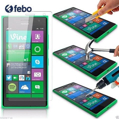 Protector Pantalla Vidrio Templado Para Nokia Lumia 735 Febo Febo