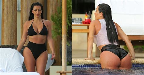 Kim Kardashians Honeymoon Bikini Pictures Popsugar Celebrity