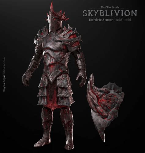 Spyros Frigas Daedric Armor Set