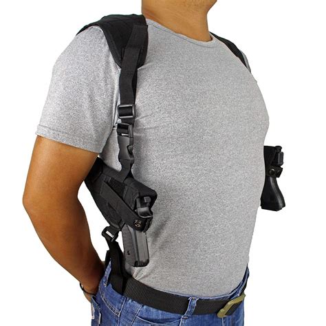 Tactical Double Draw Shoulder Holster Concealed Every Day Carry Dual Pistol Holster Fully