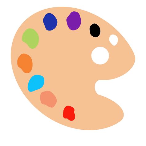 Clipart Artist Pallet