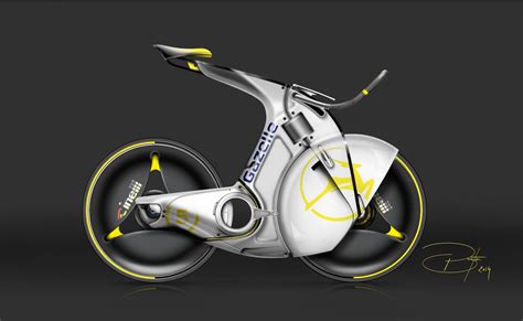 Futuristic Bicycle Concept By Philippe Poyte Drawing With Sketchbook