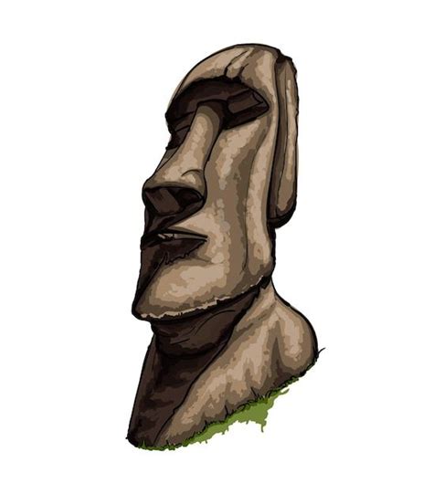 Moai Statue Easter Island Statue From A Premium Vector Freepik