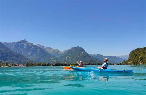 Interlaken Kayak Tour Of The Turquoise Lake Brienz Getyourguide