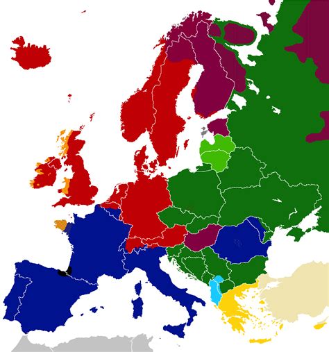 Filelanguage Families In Europepng Wikimedia Commons