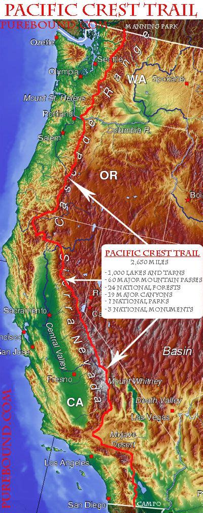 Pacific Crest Trail Thru Hiking Pacific Coast Trail