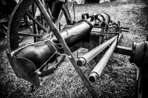 Old War Cannon Stock Image Image Of Gunpowder Large 119095827