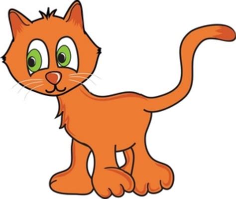 Curious Orange Cartoon Kitty Cat Smu Free Images At