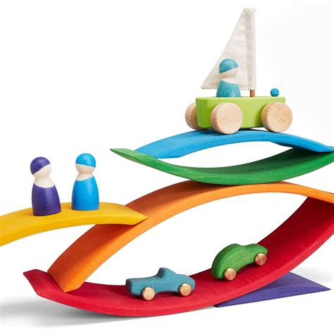 Grimms Rainbow Bridge Coloured One Hundred Toys