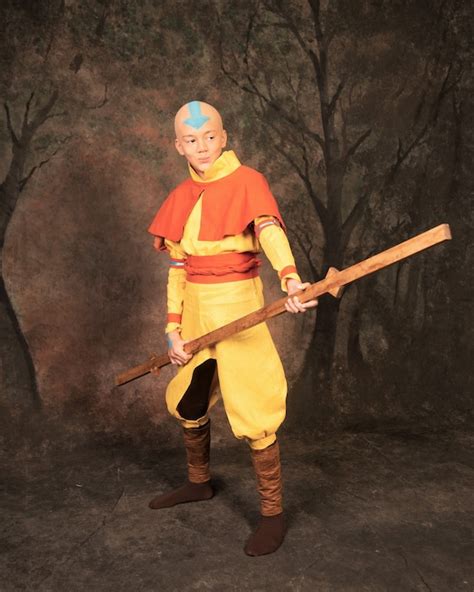 Aang Costume Avatar The Last Airbender Etsy