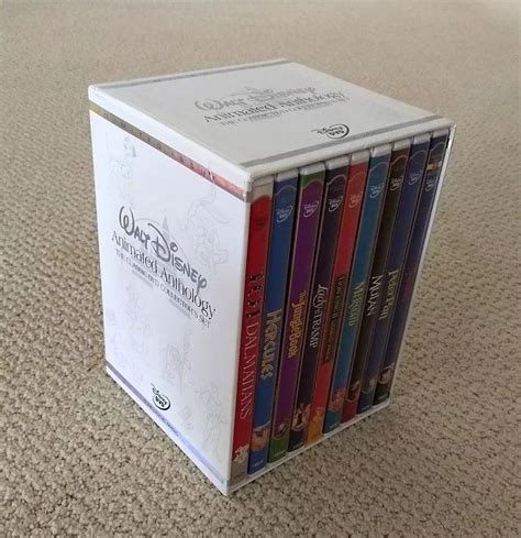 Walt Disney Animated Anthology Classic Dvd Collector S Set Rare Boxed