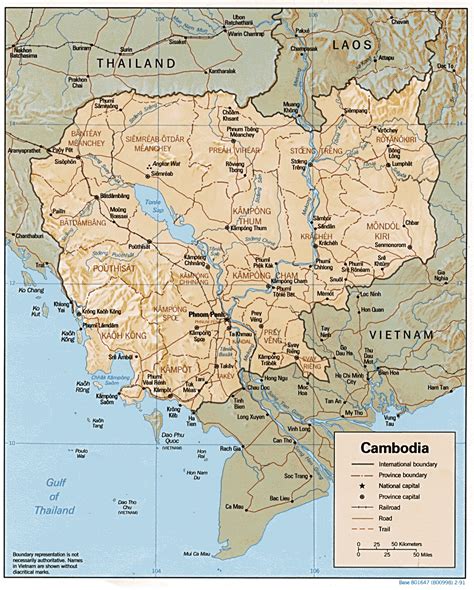 Free Cambodia Maps