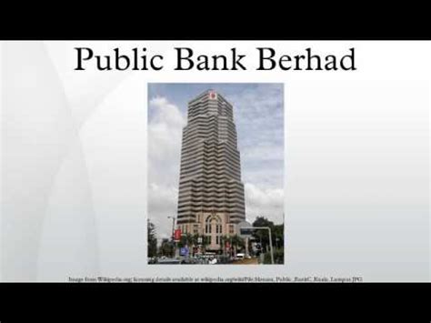 Subscribe to our rss feeds and get the latest bursa malaysia news delivered directly to your desktop. Public Bank Berhad - YouTube