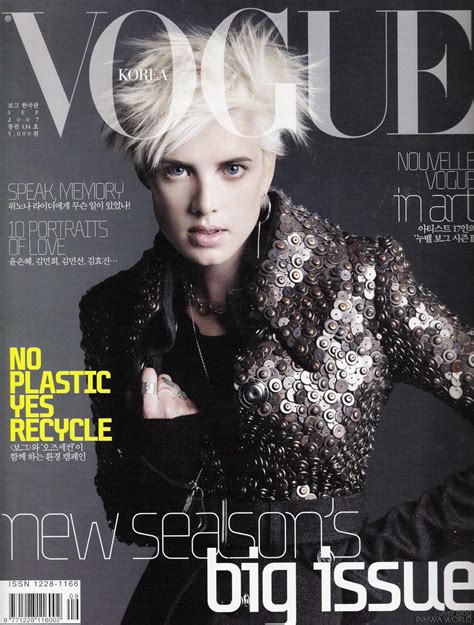 agyness deyn throughout the years in vogue agyness deyn vogue korea vogue