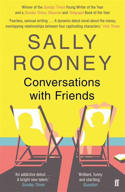 The Cover Of Conversations With Friends By Sally Rooney Featuring Two