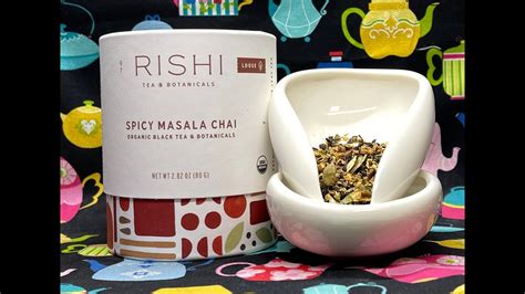 Rishi Tea Botanicals Spicy Marsala Chai Tea With Linda Youtube