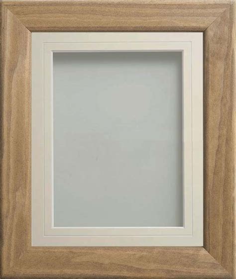Wallace Pine 36x24 Frame With Ivory V Groove Mount Cut For Image Size 30x20