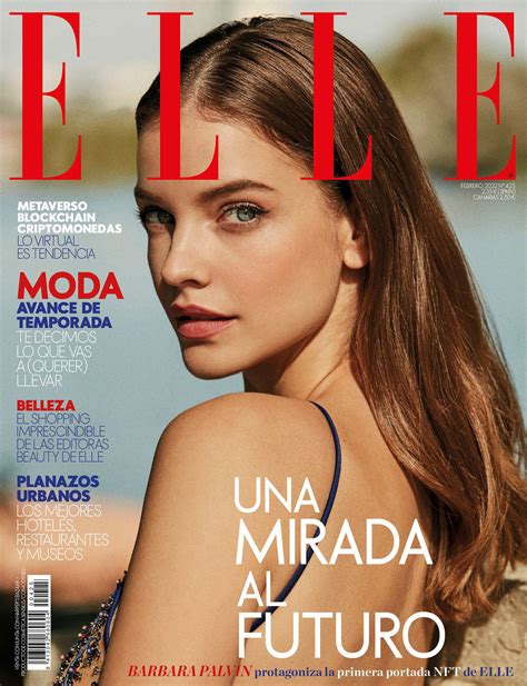 Barbara Palvin In Emporio Armani On Elle Spain February 2022 Covers By