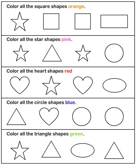 1000 x 1294 gif 54 кб. Shapes - math Worksheets - preschool Worksheets (With ...