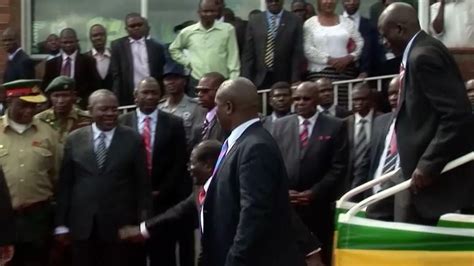 Watch Robert Mugabe Falls Over Then Tries To Ban Video Of Embarrassing Trip Mirror Online