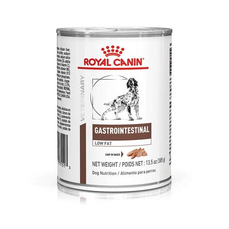 Royal canin is a dog food brand that has developed formulas that target specific health issues with your pup. Royal Canin Canine Gastro Intestinal Low Fat Canned Food