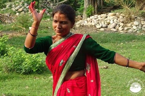Dancing Women Teej Bardia Homestay Nepal