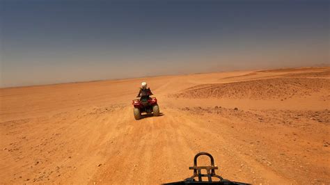 premium stock video quad bikes driving at safari desert in hurghada egypt off road trip