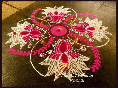 Diwali Rangoli Design By Shanthisridharan 1
