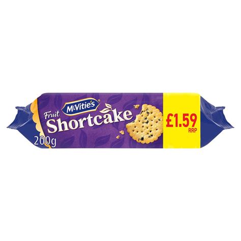 Mcvities Fruit Shortcake Biscuits 250g Pmp £159 Bb Foodservice