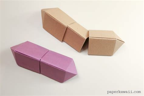 Origami Gem Box Long Version Paper Kawaii