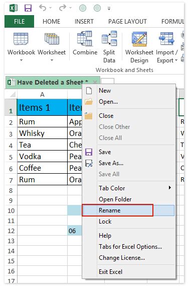 How To Undorestore Deleted Worksheets In Excel
