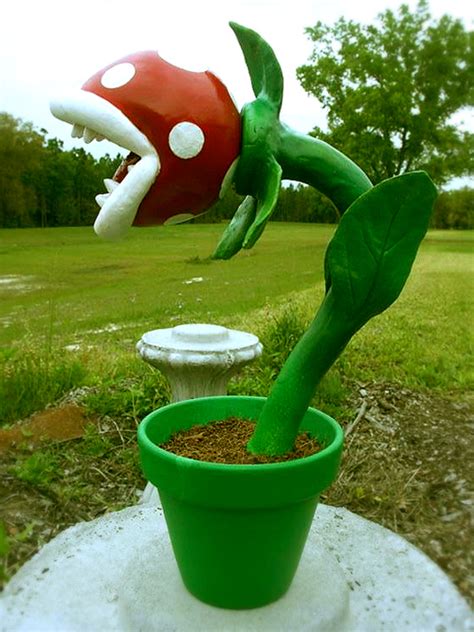 Piranha Plant Sculpture By Super Mario Bros Fan