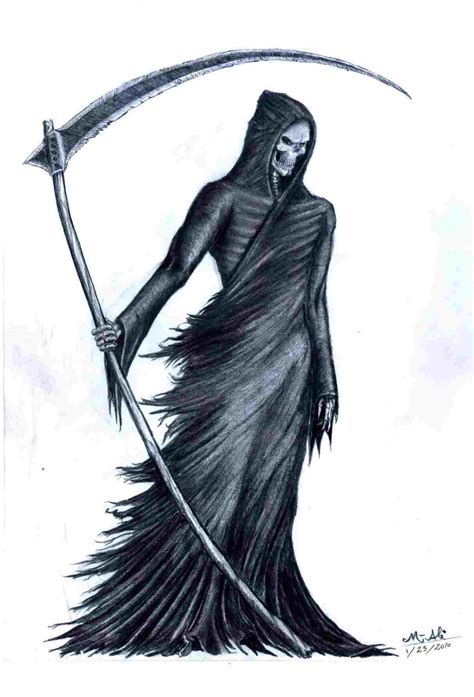 Grim Reaper Pencil Drawings At Explore Collection