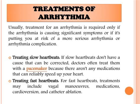 Ppt Arrhythmia Causes Symptoms And Treatment Powerpoint