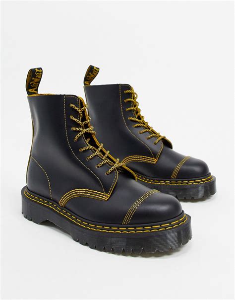 Dr Martens 1460 Pascal Bex Double Stitch Boots In Black For Men Lyst