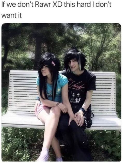 Pin By Ronon Dex On ★ Aesthetics Emo Couples Cute Emo Couples Scene Outfits