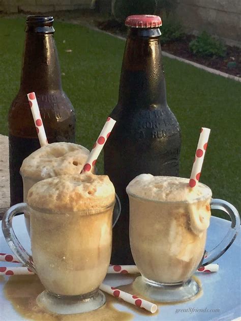 Frosty Frothy Root Beer Float Recipe Great Eight Friends