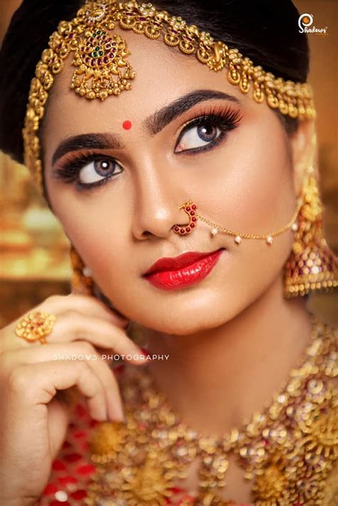 Beautiful South Indian Bridal Look Bridal Makeup HD Phone Wallpaper