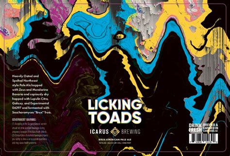 Licking Toads L ICARUS BREWING DELIVERY PICKUP ORDERING