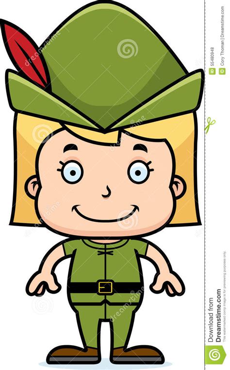 High quality hood cartoon gifts and merchandise. Cartoon Smiling Robin Hood Girl Stock Vector - Image: 55480948