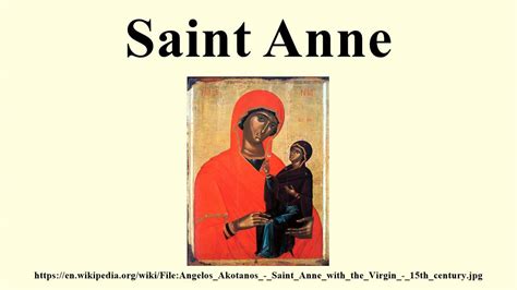 Saint Anne Youtube